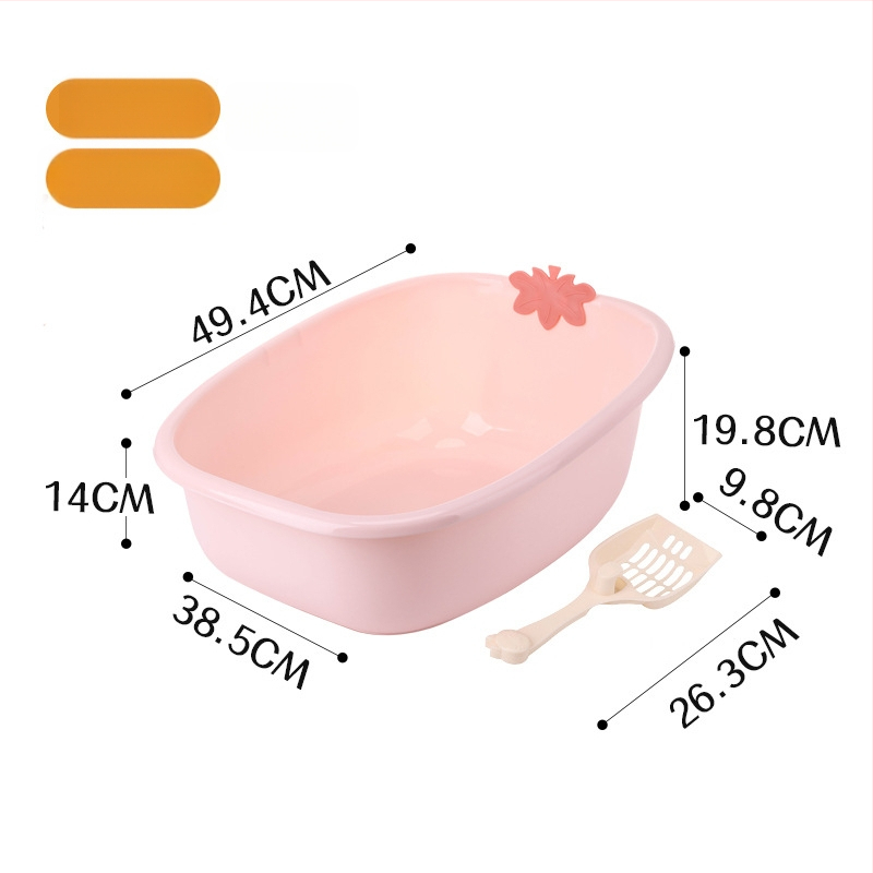 Harry márkás macskaalomtál, nyitott tetejű, négyszögletes, PP-anyag