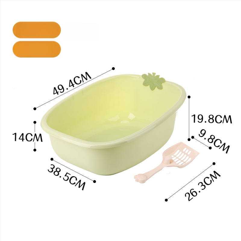 Harry márkás macskaalomtál, nyitott tetejű, négyszögletes, PP-anyag