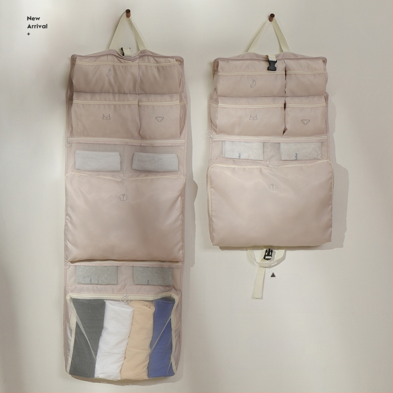 Daidweil kubveidīgs pakārts uzglabāšanas organizētājs ceļojumiem un mājas lietošanai, modelis 250828, poliesters, organizēšanai