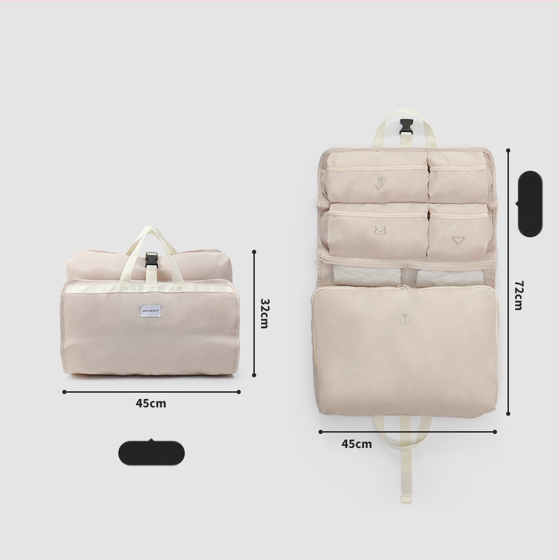 Daidweil kubveidīgs pakārts uzglabāšanas organizētājs ceļojumiem un mājas lietošanai, modelis 250828, poliesters, organizēšanai