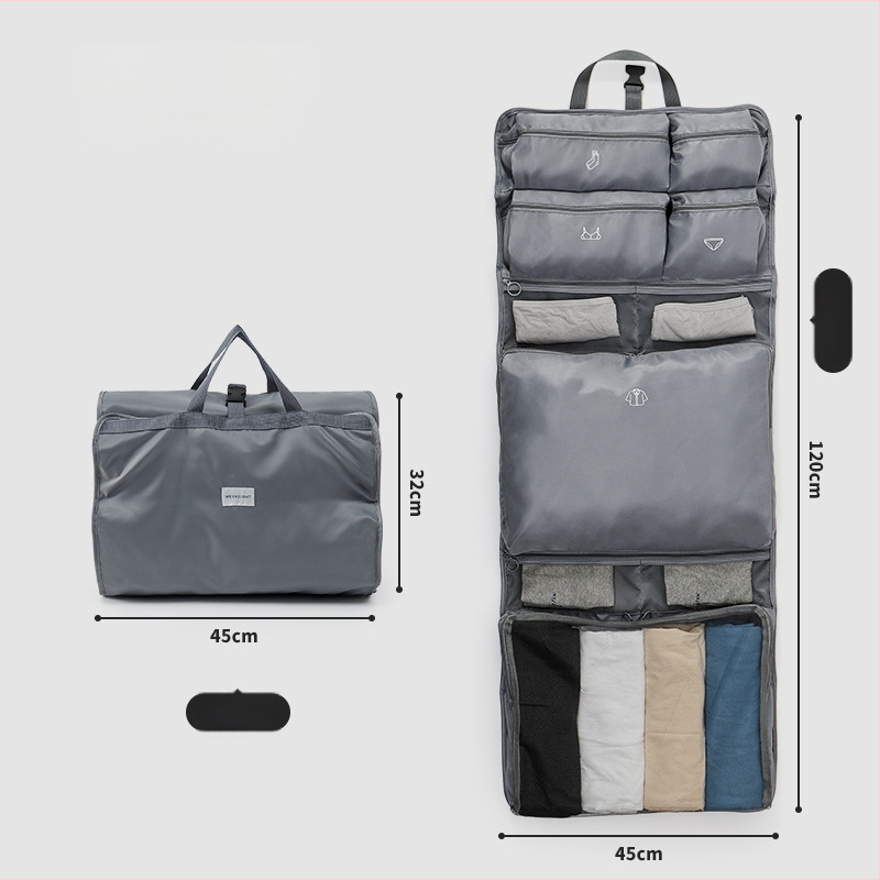 Daidweil kubveidīgs pakārts uzglabāšanas organizētājs ceļojumiem un mājas lietošanai, modelis 250828, poliesters, organizēšanai