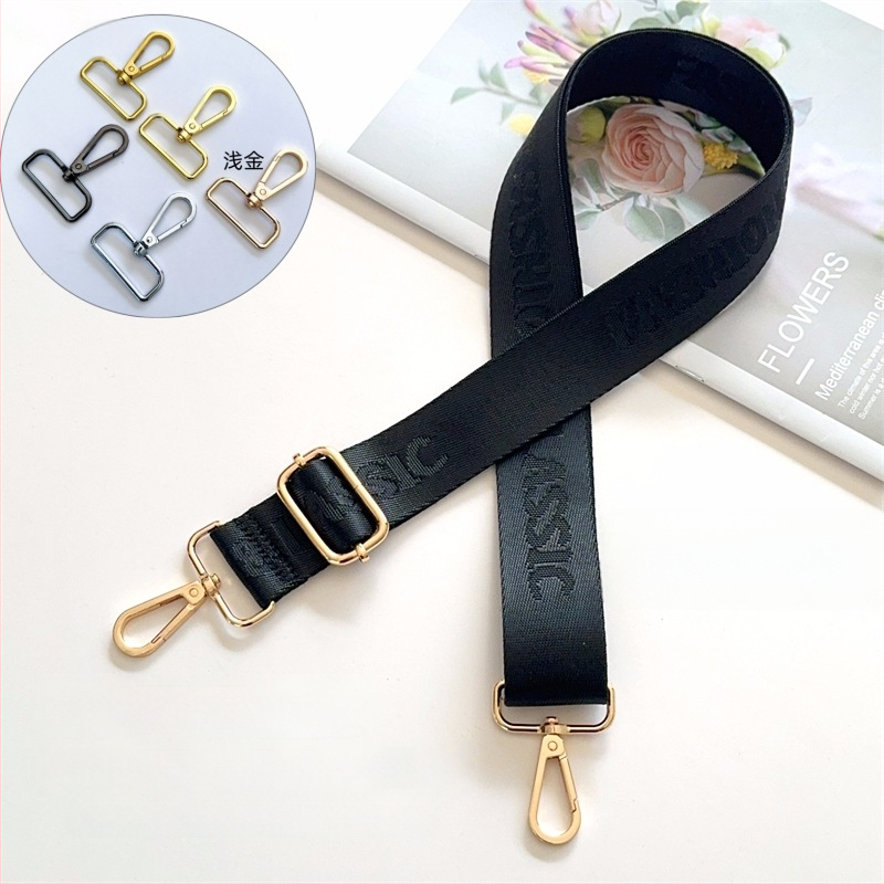 Ιμάντας ώμου για τσάντες, Jacquard με γράμματα, καμβάς