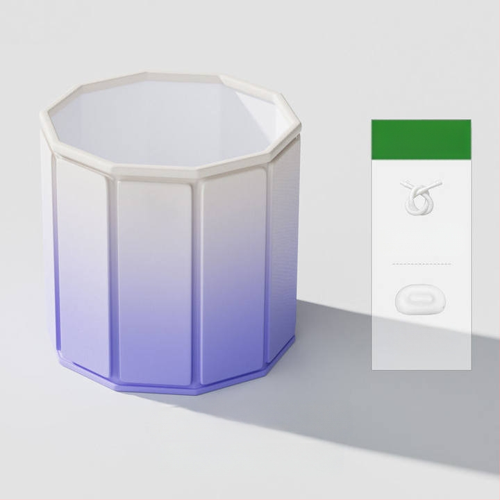 Αναδιπλούμενη λεκάνη μπάνιου από αδιάβροχο ύφασμα για οικιακή χρήση, παχύτερη κατασκευή, χωρίς συναρμολόγηση, για ενήλικες