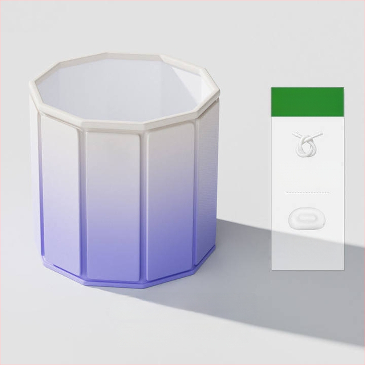 Αναδιπλούμενη λεκάνη μπάνιου από αδιάβροχο ύφασμα για οικιακή χρήση, παχύτερη κατασκευή, χωρίς συναρμολόγηση, για ενήλικες