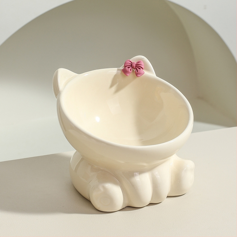 Kaiyue κεραμικό μπολ φαγητού γάτας, χειροκίνητη σίτιση, για γάτες, προέλευση Chaozhou, Guangdong