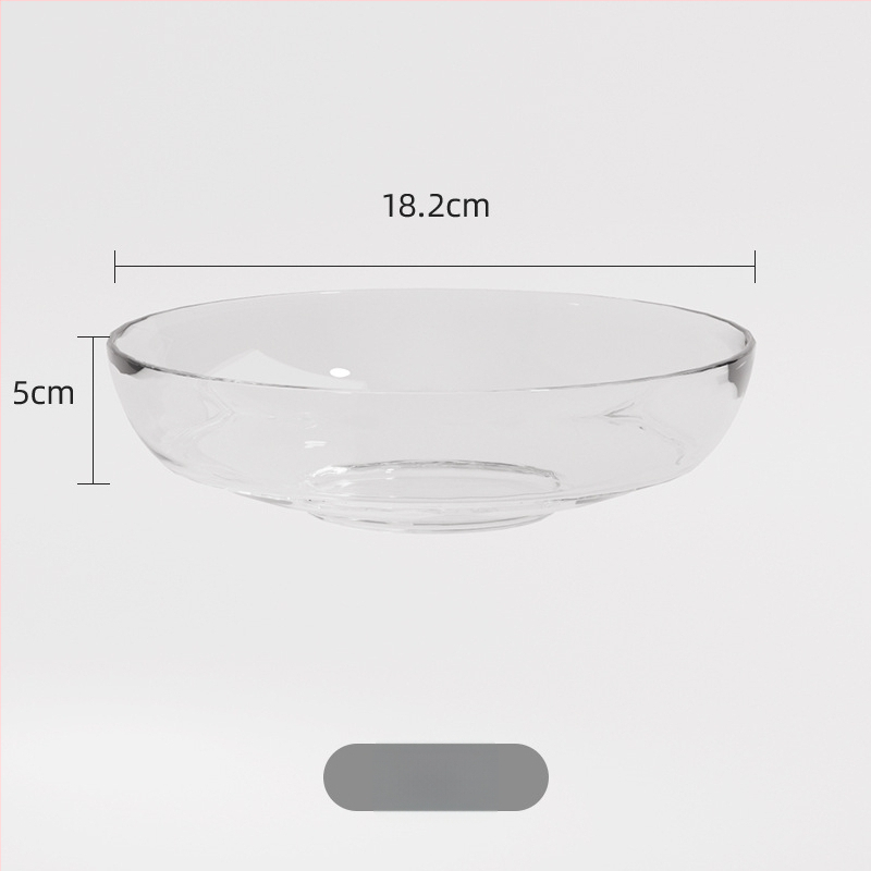 Μπολ φαγητού και ποτίσματος για γάτες και σκύλους, διαφανές γυάλινο μπολ, αυτόματη σίτιση, κατασκευή από πλαστικό και γυαλί