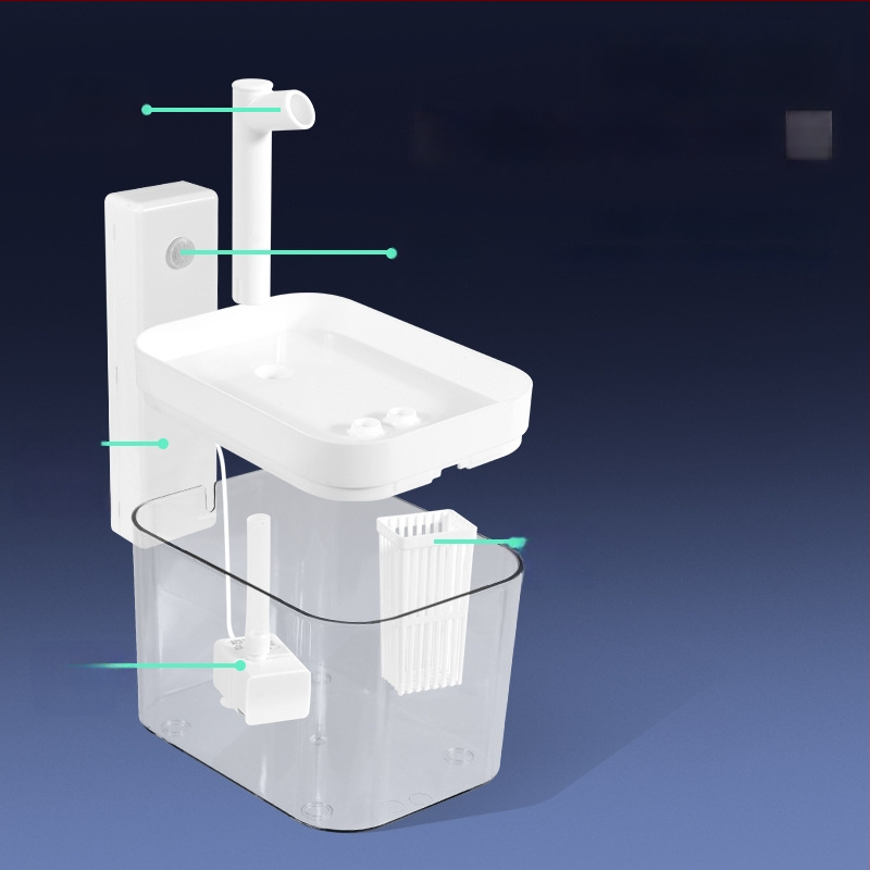 Δοχείο νερού γάτας με αυτόματη κυκλοφορία, πλαστικό, μάρκα Flower Season
