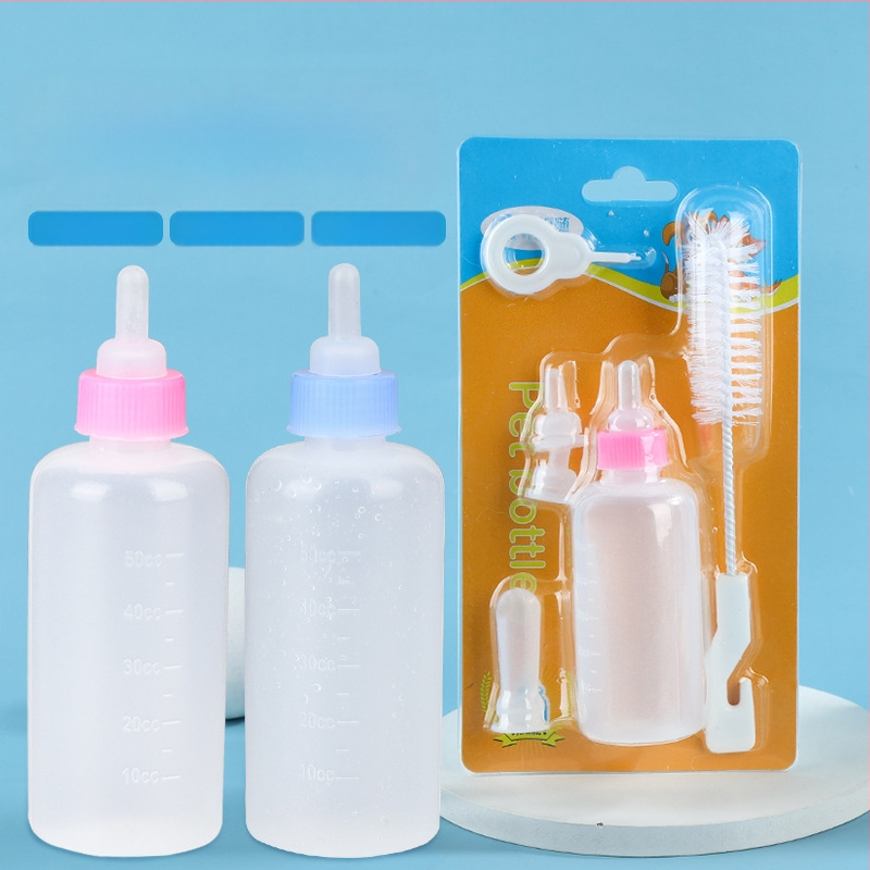 Σετ μπιμπερό για κατοικίδια — σιλικόνη, κατάλληλο για γάτες, είδη περιποίησης κατοικίδιων