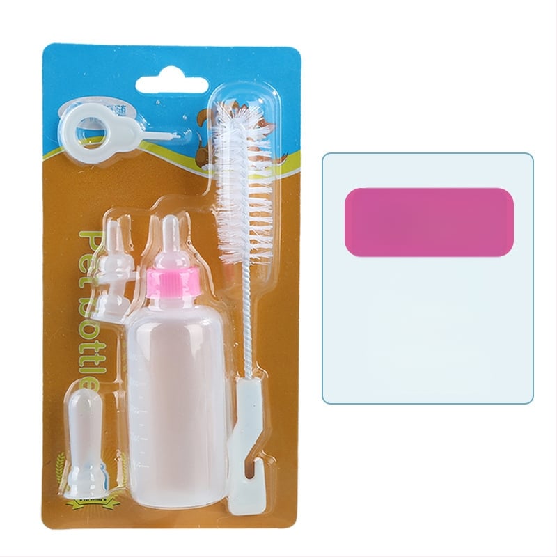 Σετ μπιμπερό για κατοικίδια — σιλικόνη, κατάλληλο για γάτες, είδη περιποίησης κατοικίδιων