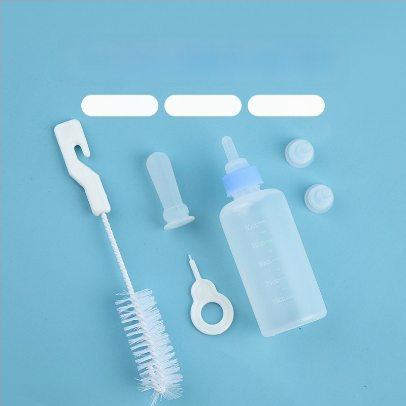 Σετ μπιμπερό για κατοικίδια — σιλικόνη, κατάλληλο για γάτες, είδη περιποίησης κατοικίδιων