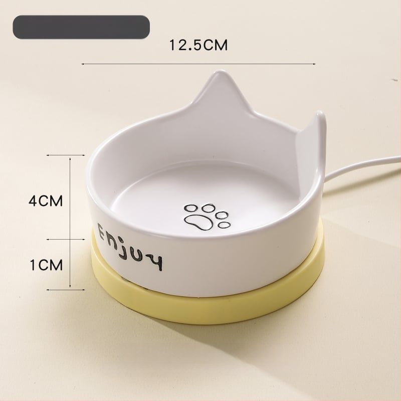 Κεραμικός μονωμένος διανομέας νερού για γάτες με σταθερή θερμοκρασία, χωρίς ευφυείς λειτουργίες