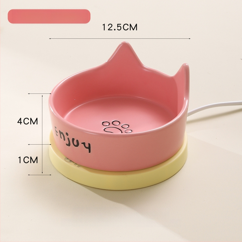 Κεραμικός μονωμένος διανομέας νερού για γάτες με σταθερή θερμοκρασία, χωρίς ευφυείς λειτουργίες