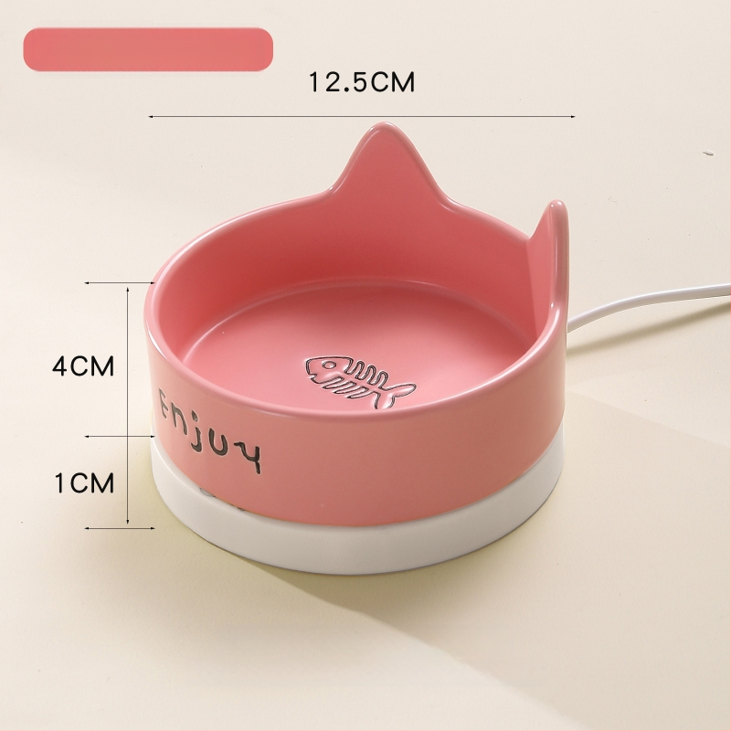 Κεραμικός μονωμένος διανομέας νερού για γάτες με σταθερή θερμοκρασία, χωρίς ευφυείς λειτουργίες