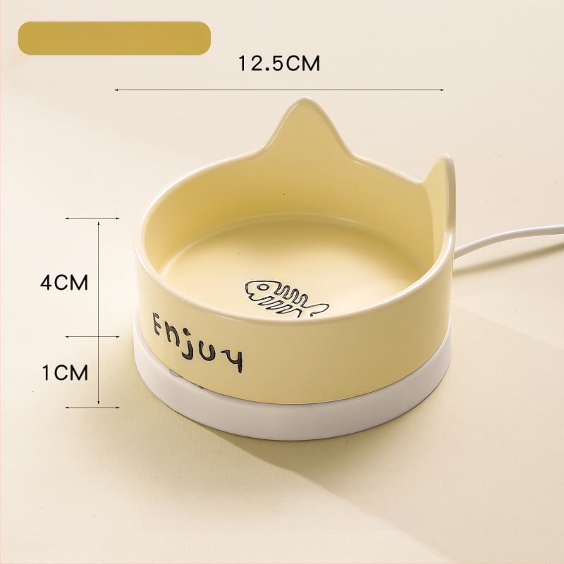 Κεραμικός μονωμένος διανομέας νερού για γάτες με σταθερή θερμοκρασία, χωρίς ευφυείς λειτουργίες