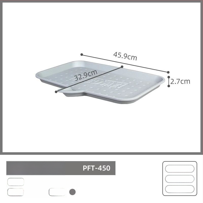 Kaķu un suņu ēdiena padevējs – noplūdes drošs paliktnis, ūdensnoturīgs kaķa bļodai paliktnis, PP materiāls, zīmols Alice