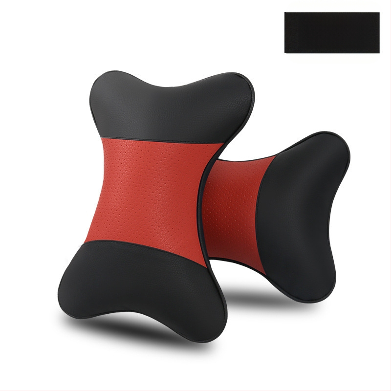 Kahe auto kaelapadi komplekt – kunstnahaga välispind, täidis sünteetilistest kiududest, kõikide aastaaegade jaoks, äristiili siseaksessuaar