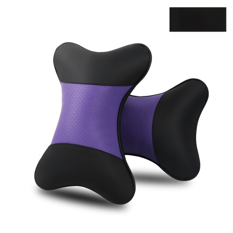 Kahe auto kaelapadi komplekt – kunstnahaga välispind, täidis sünteetilistest kiududest, kõikide aastaaegade jaoks, äristiili siseaksessuaar