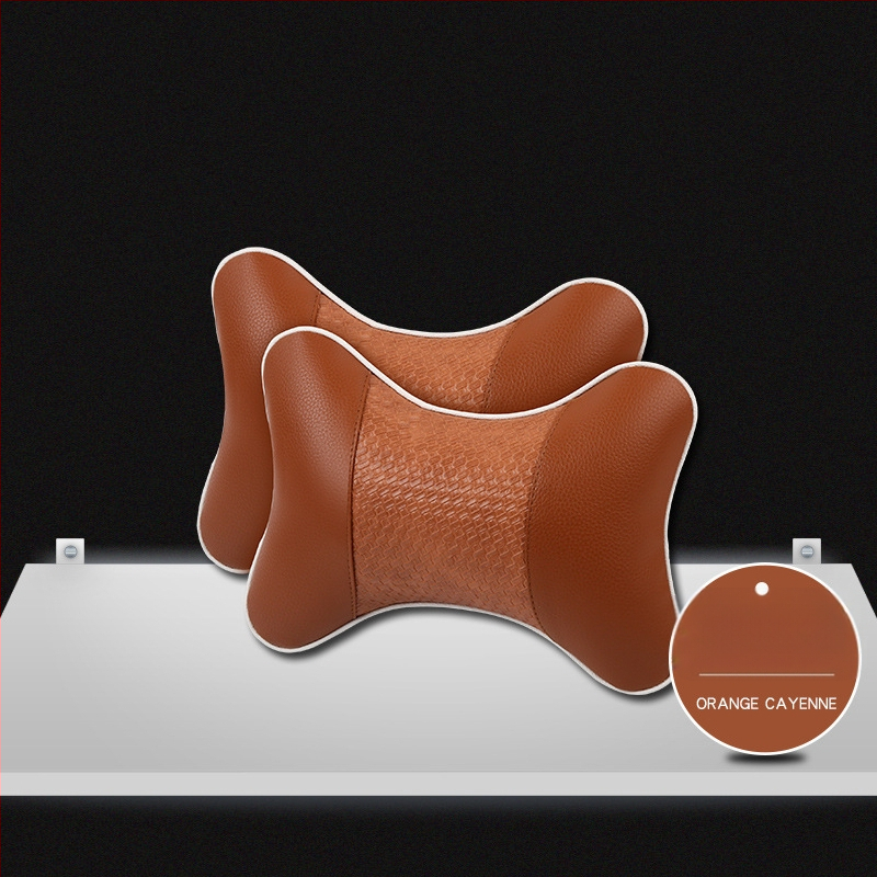 Kahe auto kaelapadi komplekt – kunstnahaga välispind, täidis sünteetilistest kiududest, kõikide aastaaegade jaoks, äristiili siseaksessuaar