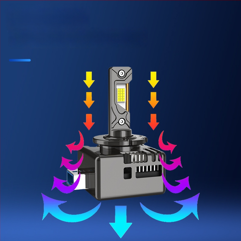 LED προβολείς αυτοκινήτου με προβολή, συμβατοί D1S-D5S, 100W, 7500LM, 9-40V, IP68