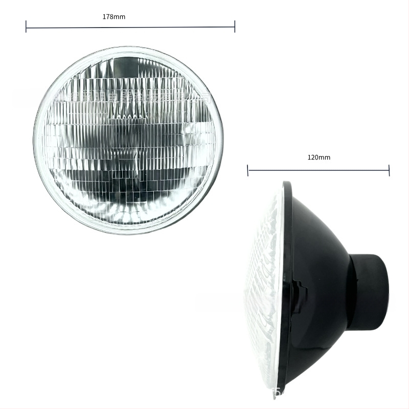 Φανάρι LED αυτοκινήτου, κυκλικό περίβλημα, IP67, 100W, 12V, 5000lm