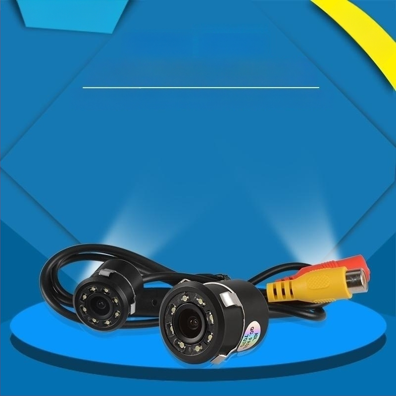 Transportlīdzekļa kamera (aizmugurējā skatā) ar 180° skata leņķi, 1280x720 izšķirtspēja, NTSC signāls, 12V barošanas avots