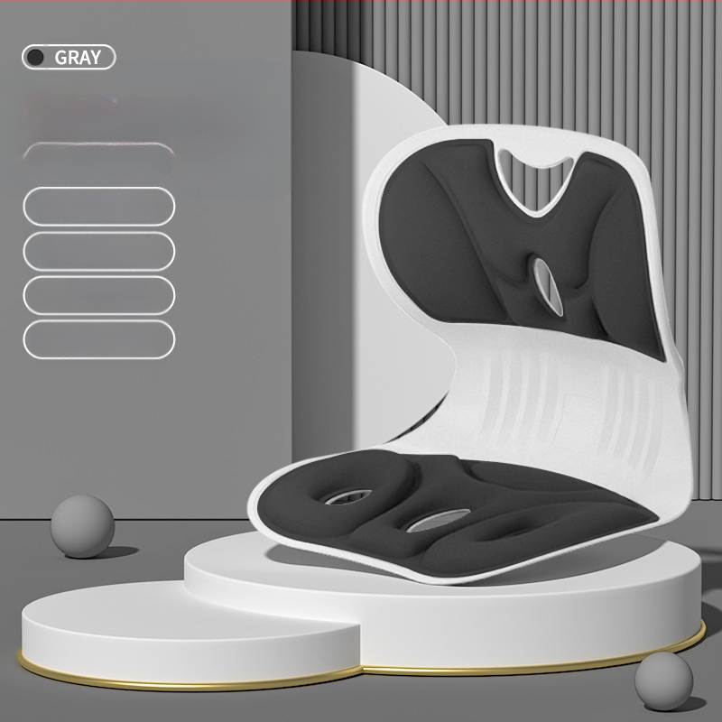 Pernuță de șezut cu suport lombar ergonomic, spumă memory, umplutură din fibre poliesterice, stil modern minimalist, personalizabil.