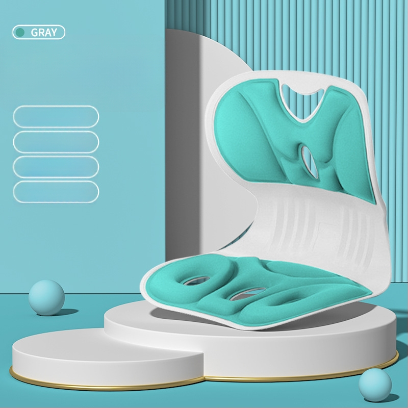 Pernuță de șezut cu suport lombar ergonomic, spumă memory, umplutură din fibre poliesterice, stil modern minimalist, personalizabil.