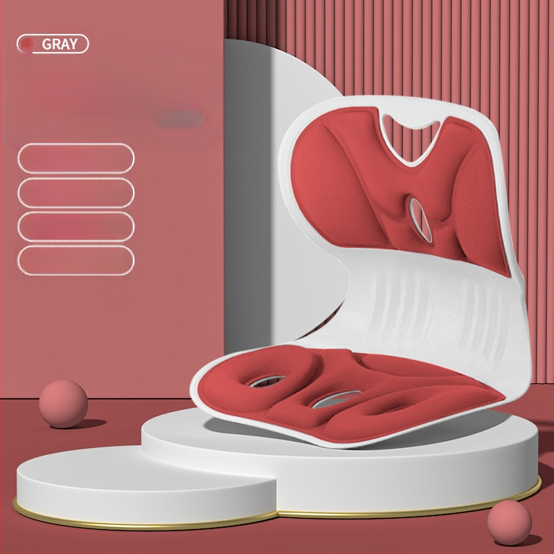 Pernuță de șezut cu suport lombar ergonomic, spumă memory, umplutură din fibre poliesterice, stil modern minimalist, personalizabil.