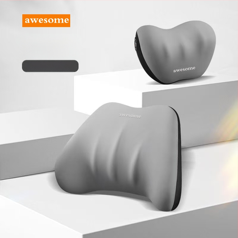 Automašīnas galvas atslēgas un jostas atbalsta spilvens – atmiņas putas, piena zīda materiāls, universāls lietojums