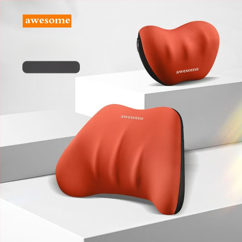 Automašīnas galvas atslēgas un jostas atbalsta spilvens – atmiņas putas, piena zīda materiāls, universāls lietojums