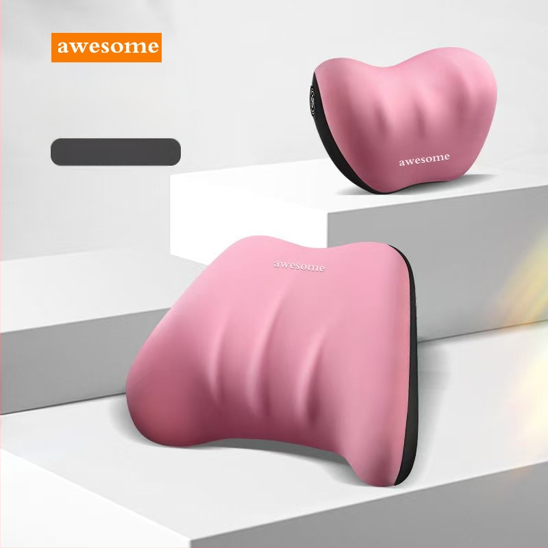 Automašīnas galvas atslēgas un jostas atbalsta spilvens – atmiņas putas, piena zīda materiāls, universāls lietojums