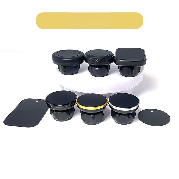 BY-CT01 auto telefona turētājs ar magnētisku galvu, silikons/ABS, 4 magnēti, pielāgota logo, maināmi magnēti