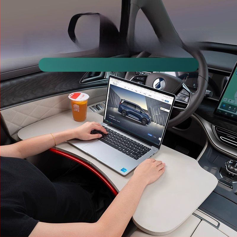 Sklopivi drveni stol za automobil za blagovanje, s ugradnjom klikom