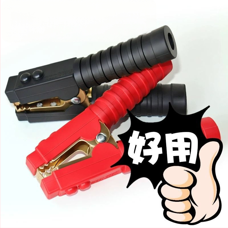 Auto akumulatora klemme ar biezāku vara vadi, stipra aligatora klemme akumulatora pieslēgšanai, modelis DF-121