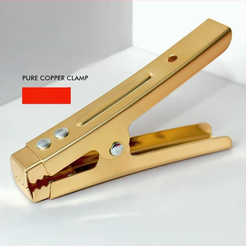 Auto akumulatora klemme ar biezāku vara vadi, stipra aligatora klemme akumulatora pieslēgšanai, modelis DF-121