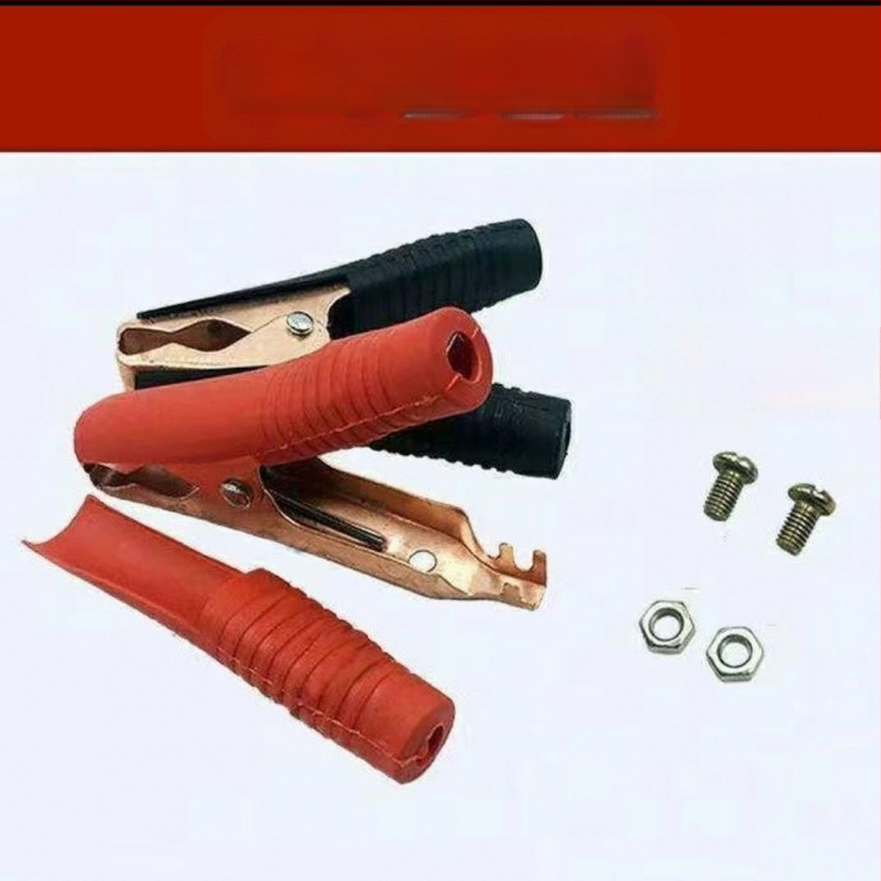 Auto akumulatora klemme ar biezāku vara vadi, stipra aligatora klemme akumulatora pieslēgšanai, modelis DF-121