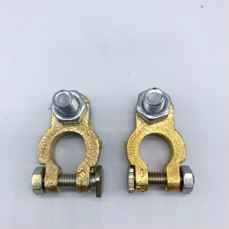 Akumulatora termināla klemme no tīra vara, pastiprināta konstrukcija, automašīnas akumulatora posts savienotājs