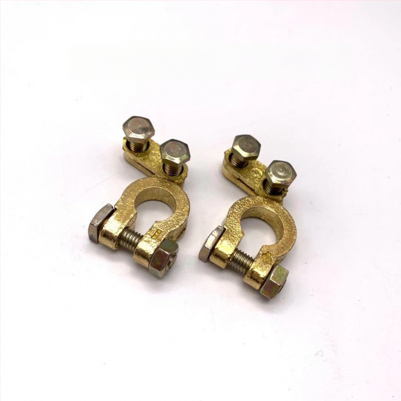 Akumulatora termināla klemme no tīra vara, pastiprināta konstrukcija, automašīnas akumulatora posts savienotājs