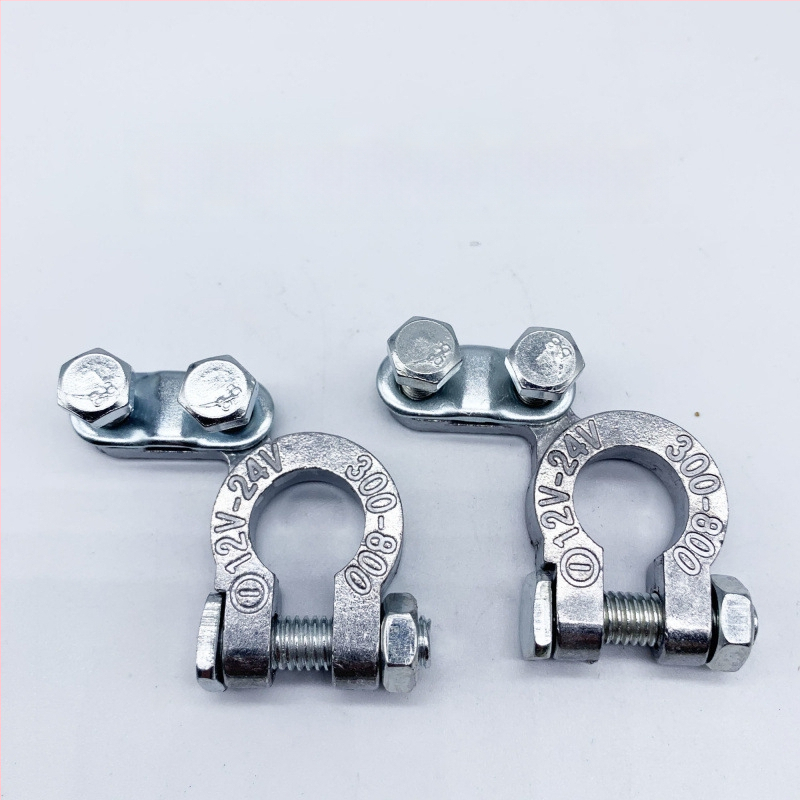 Akumulatora termināla klemme no tīra vara, pastiprināta konstrukcija, automašīnas akumulatora posts savienotājs