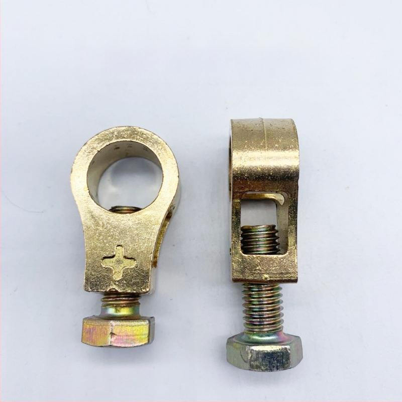 Akumulatora termināla klemme no tīra vara, pastiprināta konstrukcija, automašīnas akumulatora posts savienotājs