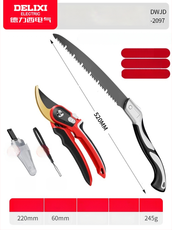 Delixi foarfecă de tăiat ramuri – puternică, pentru flori, ramuri și pomi fructiferi