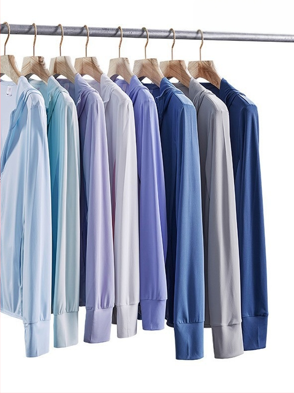 Uniszex kültéri szélkabát - könnyű, lélegző, UV-védelem UPF50+, kapucnis, poliészter