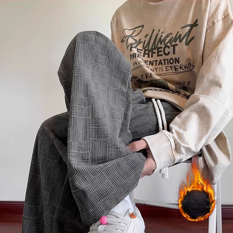 Rácsmintás egyenes nadrág, középmagasságú derék, japán friss stílus, anyag: kevert kémiai rostok, nyár 2025