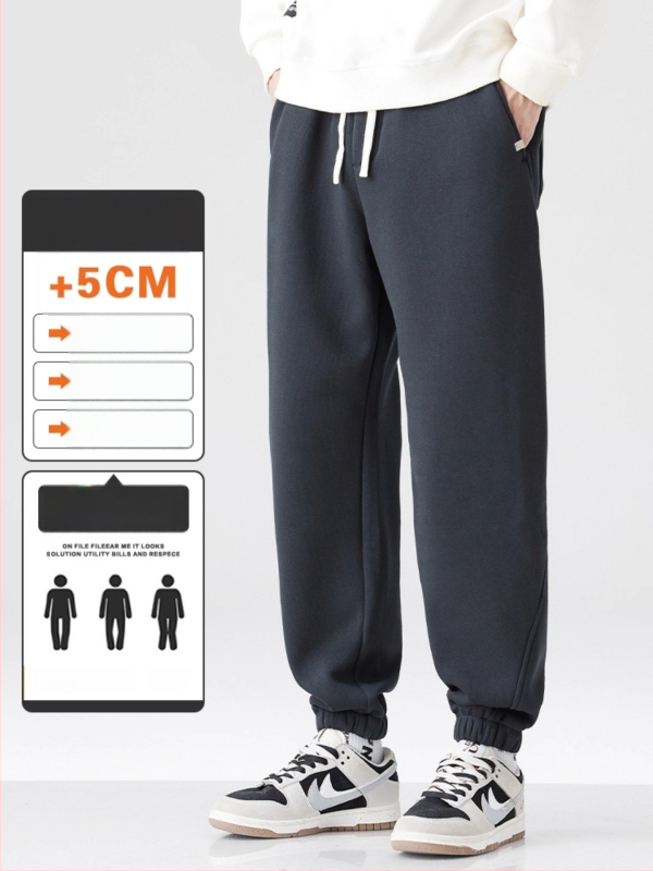 Meeste sportpüksid sirge lõikega, keskmine vöökoht, mikroelastsus, paks materjal