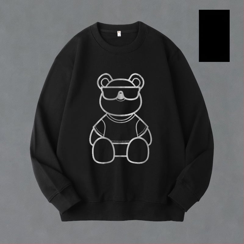 Vīriešu sporta komplekts no kokvilnas maisījuma ar flīsa oderi, pulovers un garās bikses, rudens-ziemas sezonai