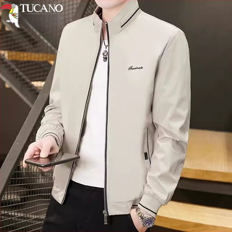 Woodpecker мъжко яке със стояща яка, подплата от флис, цип, зима, свободна кройка