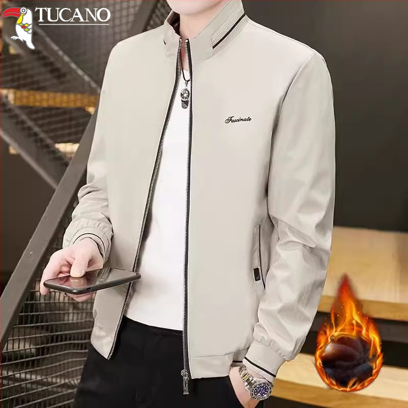 Woodpecker мъжко яке със стояща яка, подплата от флис, цип, зима, свободна кройка