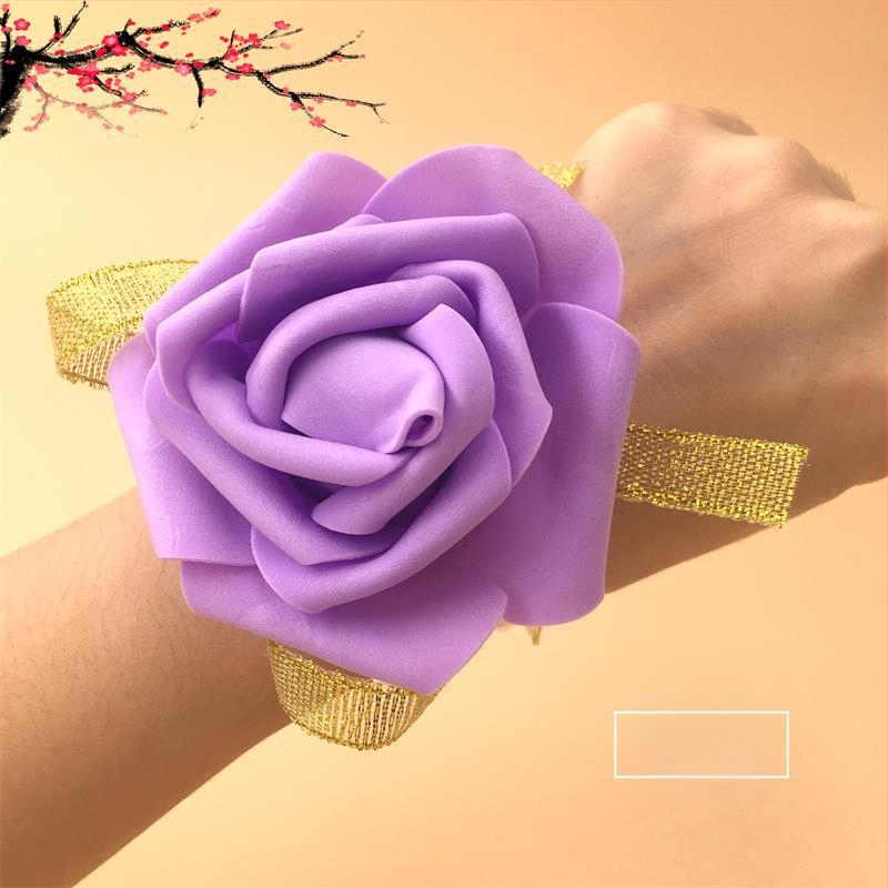 Zīda ziedu roku apsējums kāzām un līgavu pulkam | Zhaoxin zīmols | Dāvanai gatavs