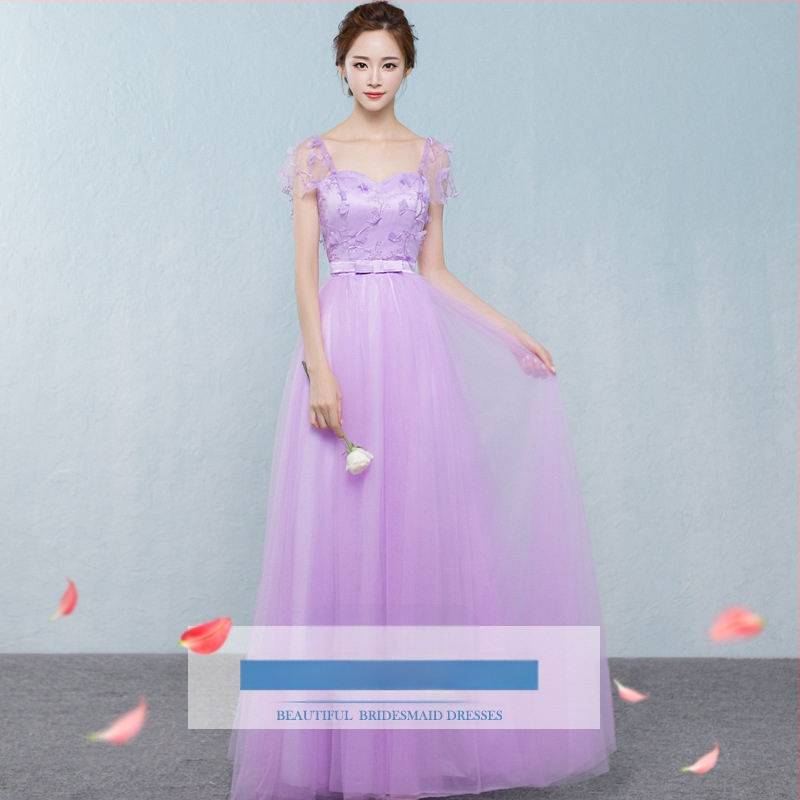 Pamergos suknelė - aukštas liemuo, pusiau rankovė, ilga tutu sijona, tinklinis audinys su medvilnės-linų mišiniu