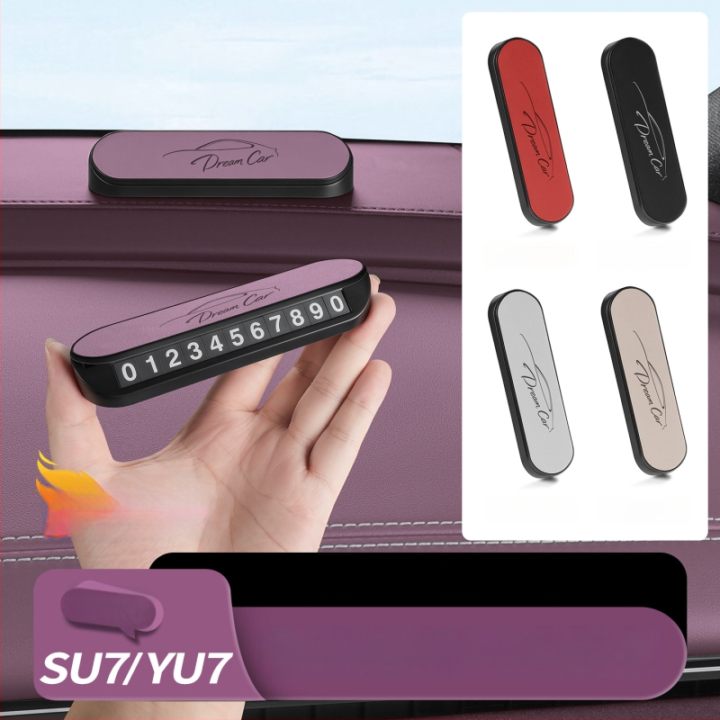 Saderīgs ar Xiaomi SU7/YU7 — pagaidu stāvvietas plāksne, tips slēpts, materiāls: Cits, bez pielāgošanas, zīmols: Nothing